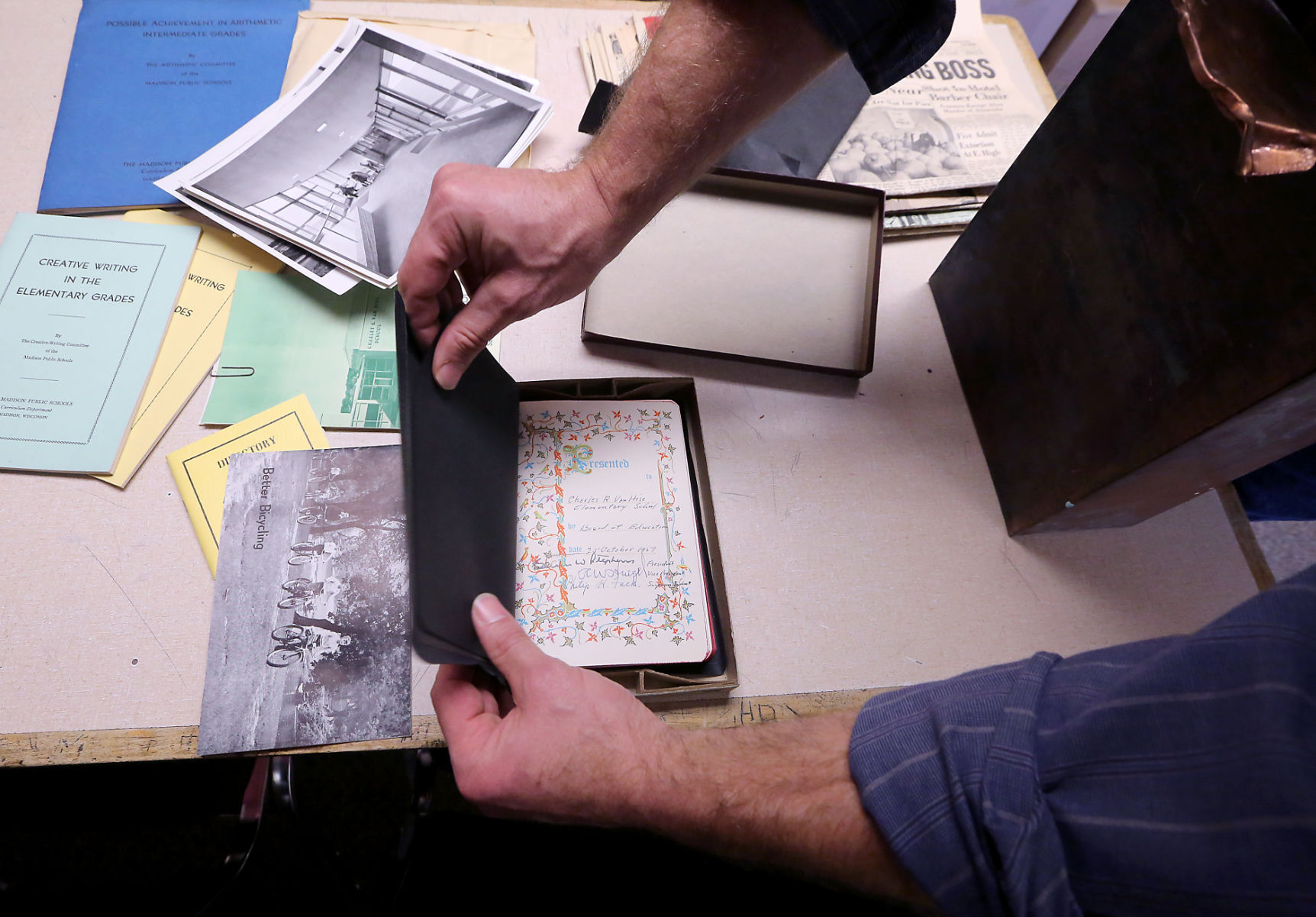Time capsule at Hamilton